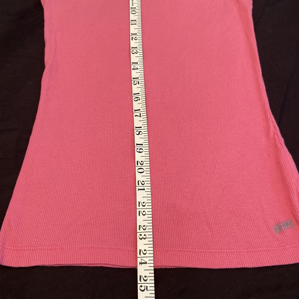 Like new Soffe ribbed basic tank with scoop neck - Picture 7 of 10